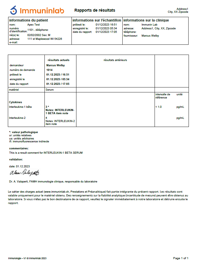 Amica Reports
